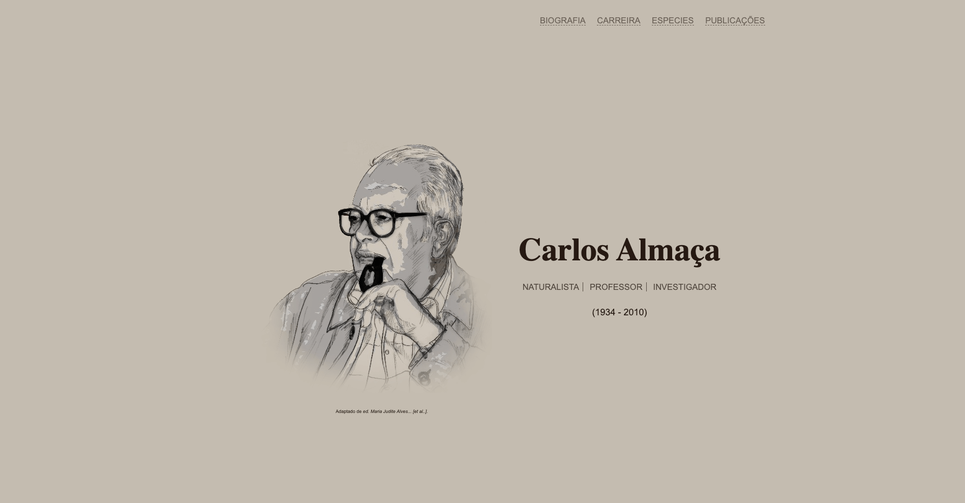 Carlos Almaça - Tribute page